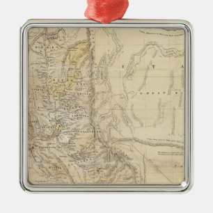 State of California Metal Tree Decoration