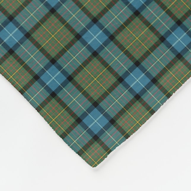State of California Tartan Fleece Blanket (Corner)