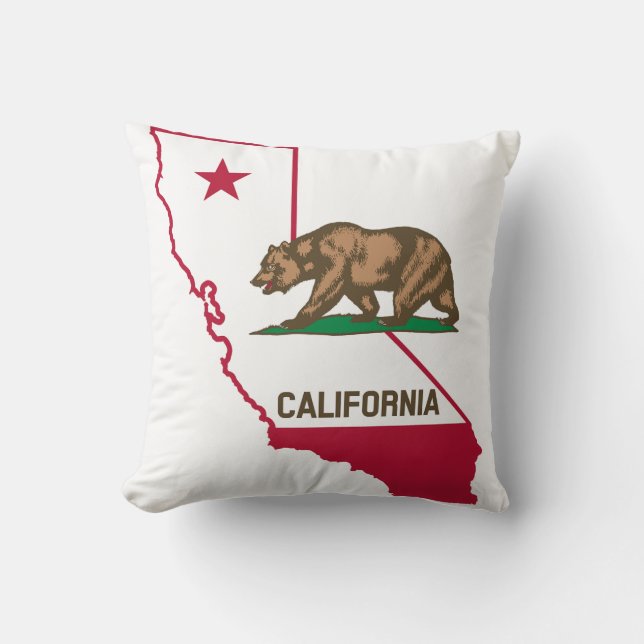State of California - Throw Pillow (Front)