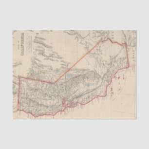 State of California Tissue Paper