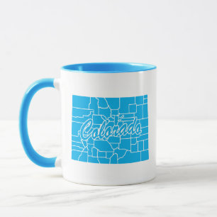 State Of Colorado Shape Mug