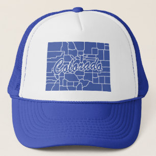 State Of Colorado Shape Trucker Hat
