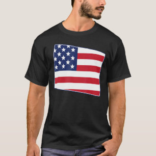 State of Colorado USA American Flag Patriotic T-Shirt