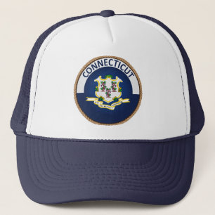 State of Connecticut Flag Seal Trucker Hat