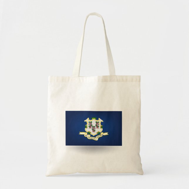 State of Connecticut Flag Tote Bag (Front)
