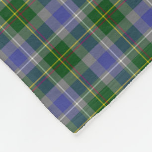 State of Connecticut Tartan Fleece Blanket