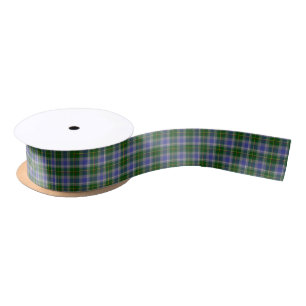 State of Connecticut Tartan Satin Ribbon