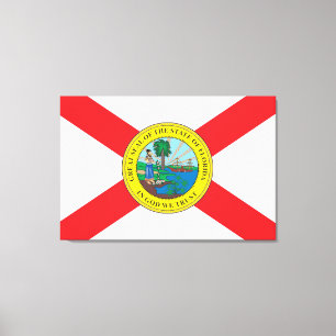 State of Florida flag Canvas Print