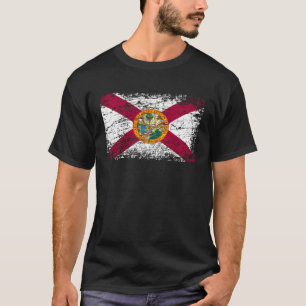 State of Florida flag FL The Sunshine State used T-Shirt