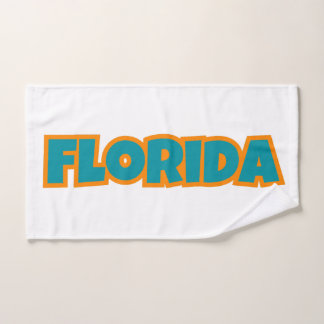 State Of Florida Pride Custom Hand Towel