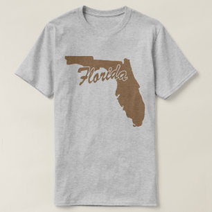 State Of Florida Shape T-shirt