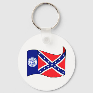 State of Georgia Gifts and Tees for Kids, Adults Key Ring
