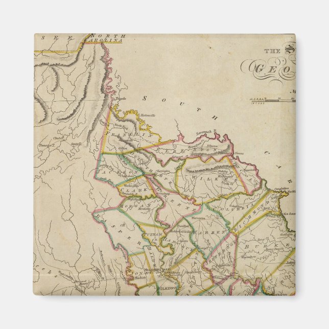 State of Georgia Magnet (Front)