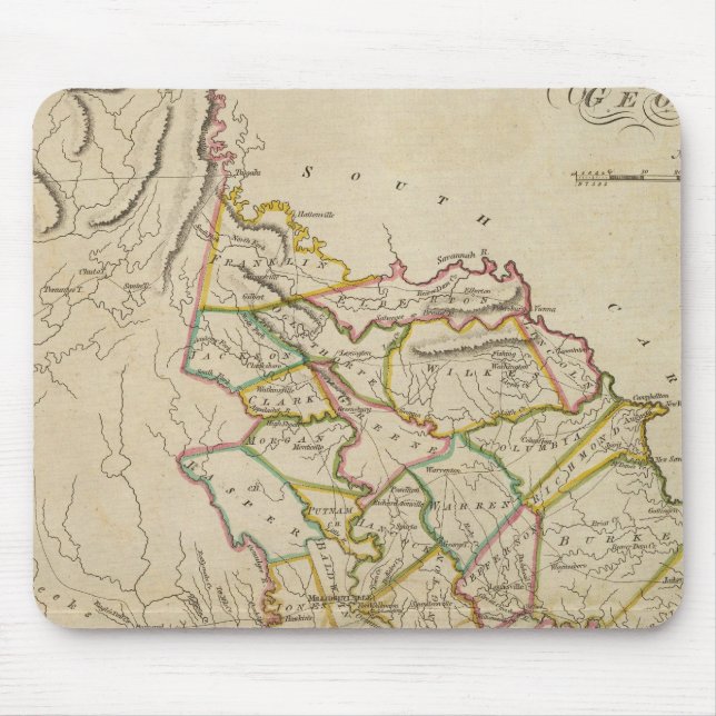 State of Georgia Mouse Mat (Front)