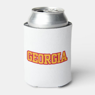 State Of Georgia Pride Custom Can Cooler