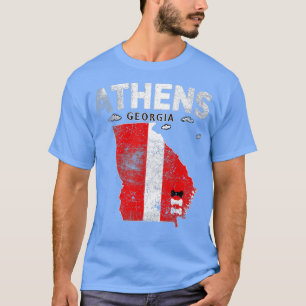 State Of Georgia The Bulldog State Athens Georgia  T-Shirt
