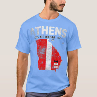 State Of Georgia The Bulldog State Athens Georgia T-Shirt