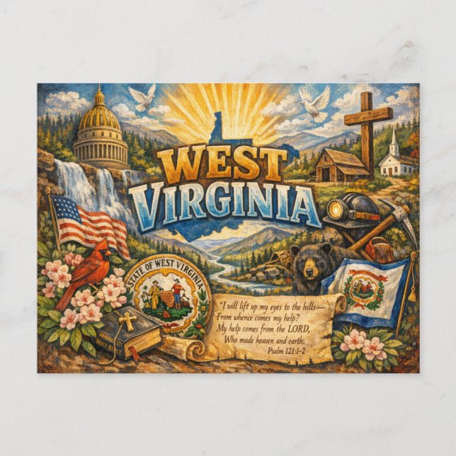 State of Grace Spiritual Postcard  (Front)