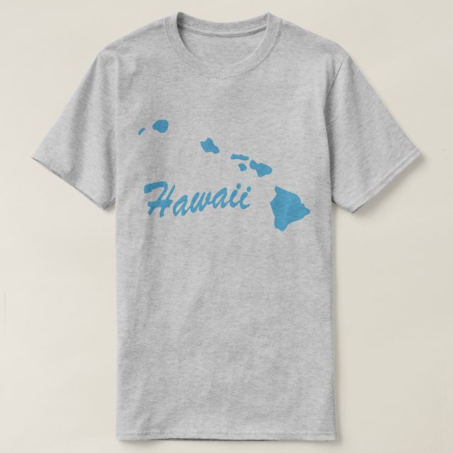 State Of Hawaii Shape T-shirt (Design Front)