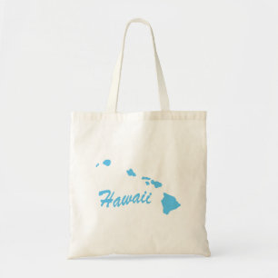 State Of Hawaii Shape Tote Bag