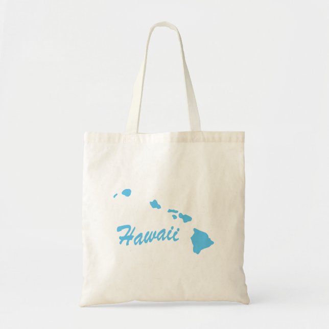 State Of Hawaii Shape Tote Bag (Front)