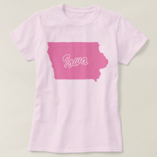 State Of Iowa Shape T-shirt