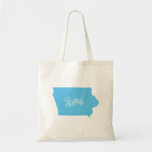 State Of Iowa Shape Tote Bag