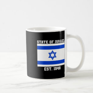 State Of Israel Flag Est. 1948 Independence Day 73 Coffee Mug