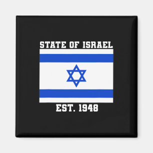 State Of Israel Flag Est. 1948 Independence Day 73 Magnet