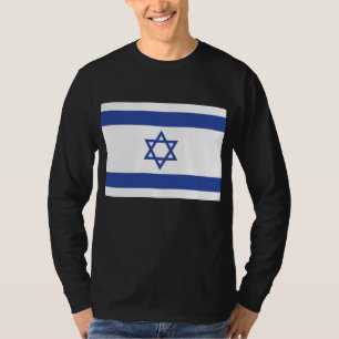 State of Israel Flag, Star of David Judaism Jewish T-Shirt