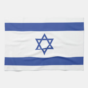 State of Israel Flag, Star of David Judaism Jewish Tea Towel