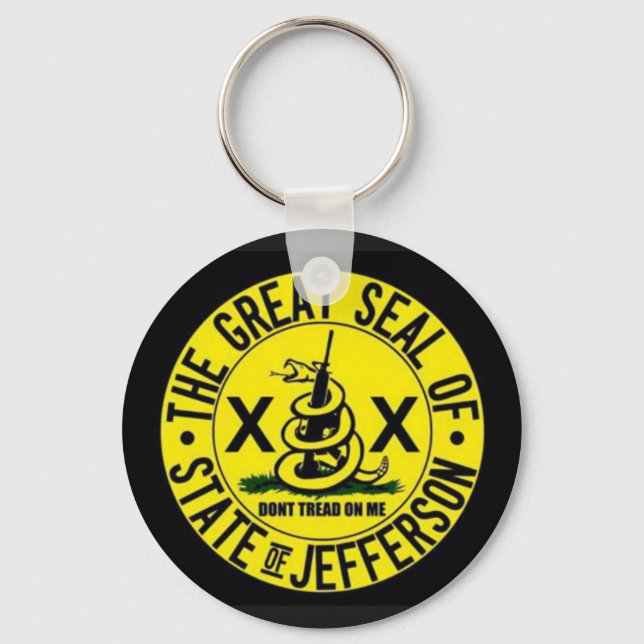 State of Jefferson Key Ring (Front)