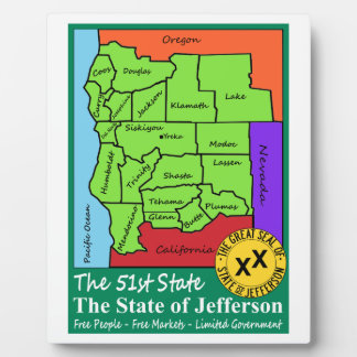 State of Jefferson Plaque
