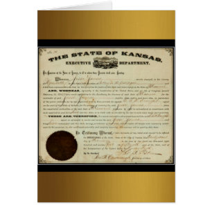 State of Kansas 1875 Jesse James Extradition Order