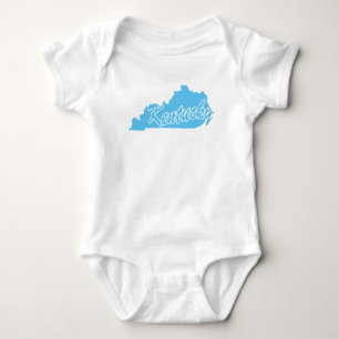 State Of Kentucky Shape Baby Bodysuit