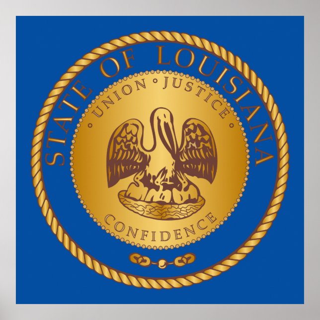 State of Louisiana seal Poster (Front)
