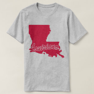 State Of Louisiana Shape T-shirt