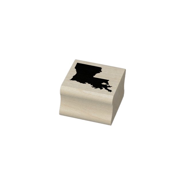 State of Louisiana Silhouette Rubber Stamp (Stamp)