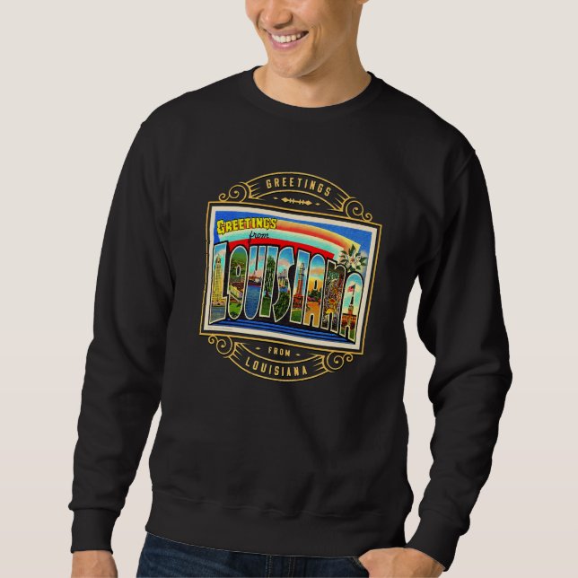 State Of Louisiana Sweatshirt (Front)