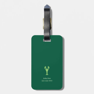 State of Maine Flag Luggage Tag