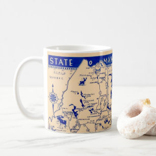 State of Maine Map Mug