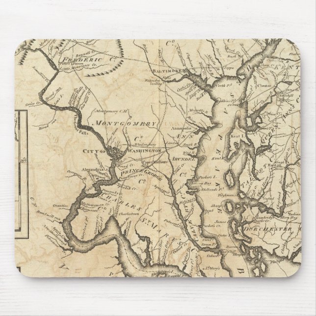 State of Maryland 2 Mouse Mat (Front)