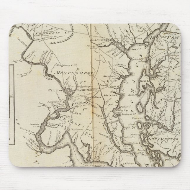 State of Maryland Mouse Mat (Front)