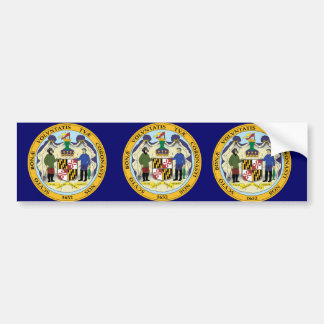 STATE OF MARYLAND SEAL BUMPER STICKER