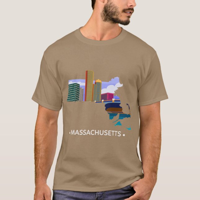 State of Massachusetts 1 T-Shirt (Front)
