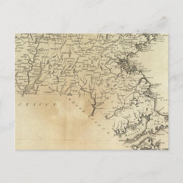 State of Massachusetts Postcard (Front)