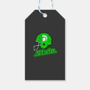 State of Michigan Green White Gift Tags
