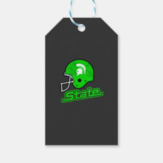 State of Michigan Green White Gift Tags