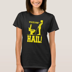 State of Michigan Hail Fun Fan Short Ann Arbor T-Shirt
