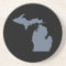 State of Michigan Sandstone Coaster